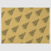 Dog Lover Paw Print Christmas Tree 6 Tissuepapier (Voorkant)