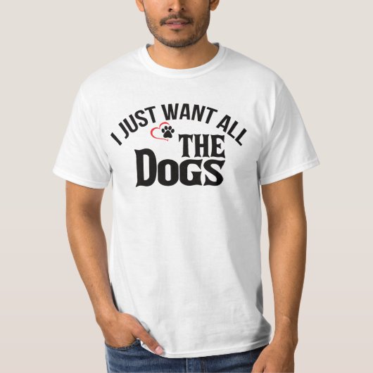 dog lover shirt (Voorkant)