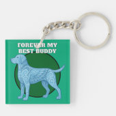 dog lover sleutelhanger (Achterkant)