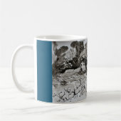 Dog Lover Tea Coffee Mug Cup, Husky Malamute Blue Koffiemok (Links)