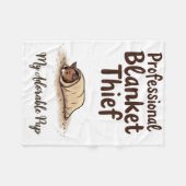 Dog Lover's Blanket Fleece Deken (Voorkant (Horizontaal))