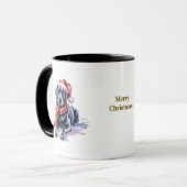 Dog Lovers Christmas Coffee Mug/Labrador Mok (Voorkant links)