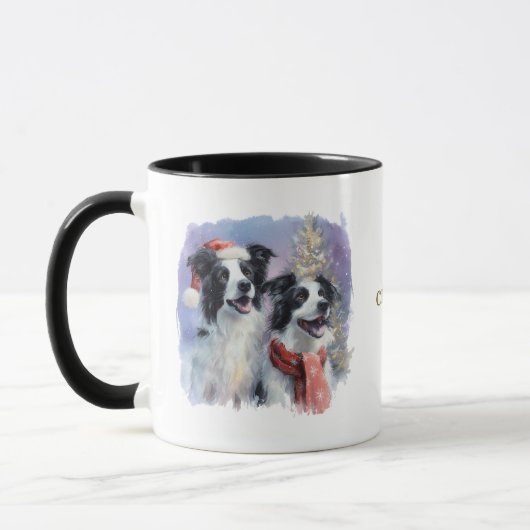 Dog Lovers Christmas Coffee Mug Mok (Links)