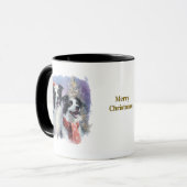 Dog Lovers Christmas Coffee Mug Mok (Voorkant links)