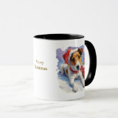 Dog Lovers Christmas Coffee Mug Mok (Voorkant rechts)