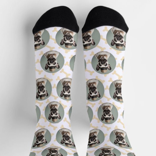 Dog Lovers One Photo Fun Pet Sokken (Top)