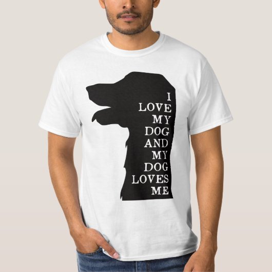 Dog lovers quote t-shirt (Voorkant)
