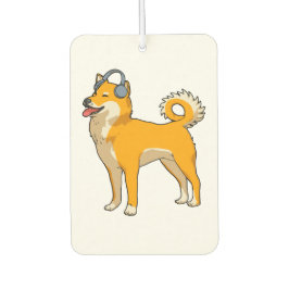 Dog Luisteren naar muziek Luchtverfrisser