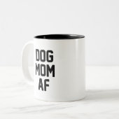 Dog Ma AF Tweekleurige Koffiemok (Voorkant links)