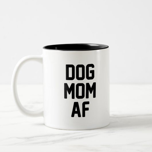 Dog Ma AF Tweekleurige Koffiemok (Links)