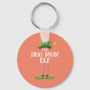Dog Ma Elf Matching Family Group kerstparty Sleutelhanger
