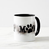 Dog Ma Pawprints met Dirt Mok (Voorkant rechts)