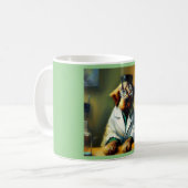 Dog Mad Scientist Koffiemok (Voorkant links)