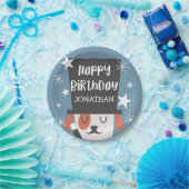Dog Magic Show Birthday Party Papieren Bordje (Feest)