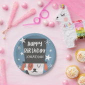Dog Magic Show Birthday Party Papieren Bordje (Feest)