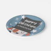 Dog Magic Show Birthday Party Papieren Bordje (Gekanteld)