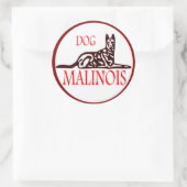 Dog Malinees sticker (Tas)