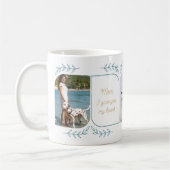 Dog mam 3 Verticale foto's liefhebbende woorden Fe Koffiemok (Links)