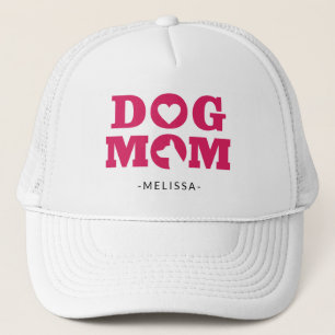 Dog mam Aangepaste naam Aangepaste Trucker Hat Pet