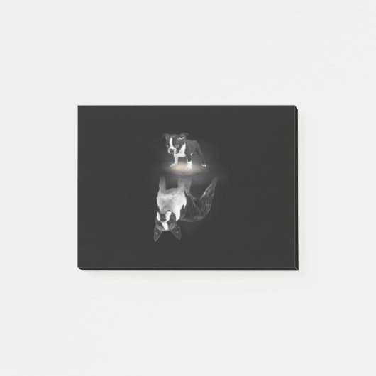 Dog Mam BostonTerrier Hondenliefhebber Gift Moeder Post-it® Notes (Voorkant)