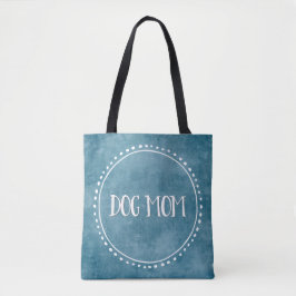Dog Mam Circle Lijst Canvas tas