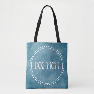 Dog Mam Circle Lijst Canvas tas
