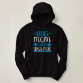 Dog mam Coco Dasy Max Blue Design Graphic Hoodie (Design voorkant)