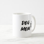 Dog Mam Coffee Mok - Wit (Voorkant rechts)