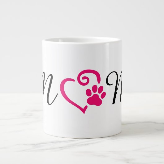 Dog mam cup grote koffiekop (Voorkant)