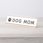 Dog Mam Desk Name Bord Bureau Naambordje (Voorkant)