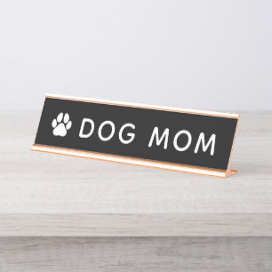 Dog Mam Desk Name Bord Bureau Naambordje