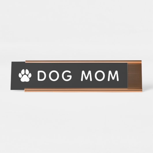 Dog Mam Desk Name Bord Bureau Naambordje (Voorkant)