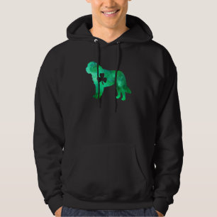 Dog Mam Dog St Patrick's Day Sint Bernard Mam Wo Hoodie