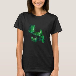 Dog mam Dog St Patrick's Day Westie mam Mannen vro T-shirt