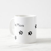 Dog Mam Fur Baby Pet Coffee Tea Drink Cup Mok Cade (Voorkant links)