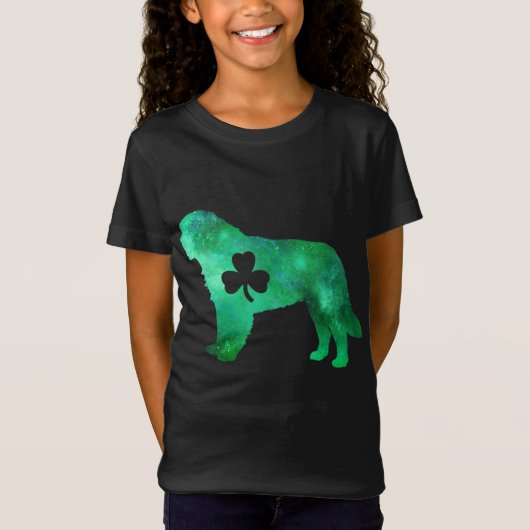 Dog Mam Hondenliefhebber St Patrick's Day Saint Be T-shirt (Voorkant)