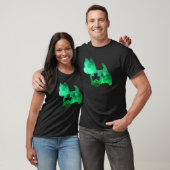 Dog mam Hondenliefhebber St Patrick's Day Westie M T-shirt (Unisex)