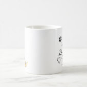 Dog mam Illustration Colorful Paws Mok (Center)