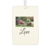 Dog mam-liefhebbers naam sms-gezelschapsdiernaam t luchtverfrisser (Achterkant)