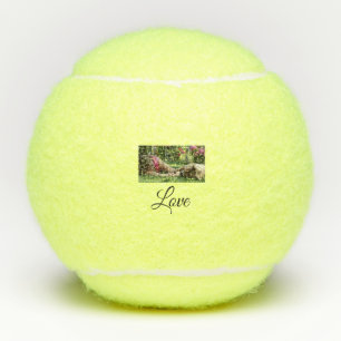 Dog mam-liefhebbers naam sms-gezelschapsdiernaam t tennisballen