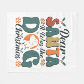 Dog Mam Life Fleece Deken (Voorkant (Horizontaal))