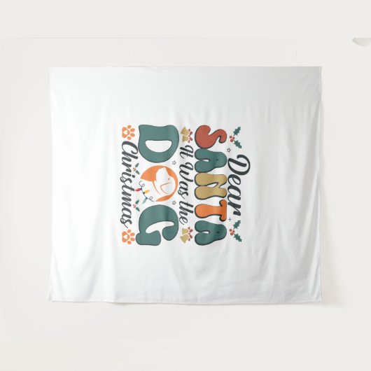 Dog Mam Life Wandkleed (Voorkant (horizontaal))