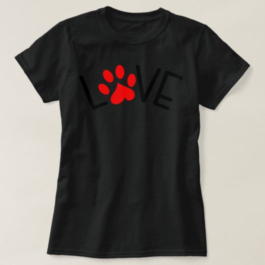 Dog mam Lover Paw Print Fur Rescue Dog Heart Sweat T-shirt (Design voorkant)