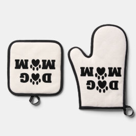 "Dog Mam" Ovenwant & Pannenlap Set