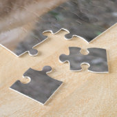 Dog mam Papa Puppy Lover Aangepaste foto Aangepast Legpuzzel (Zijkant)