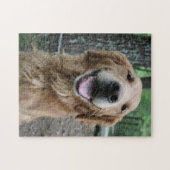 Dog mam Papa Puppy Lover Aangepaste foto Aangepast Legpuzzel (Horizontaal)
