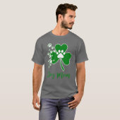 Dog Mam - Paw Dog Irish-Patrick's Day T-shirt (Voorkant volledig)