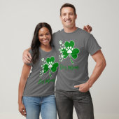 Dog Mam - Paw Dog Irish-Patrick's Day T-shirt (Unisex)