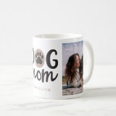 Dog mam Paw Print Photo Collage Coffee Mok Cup (Voorkant rechts)