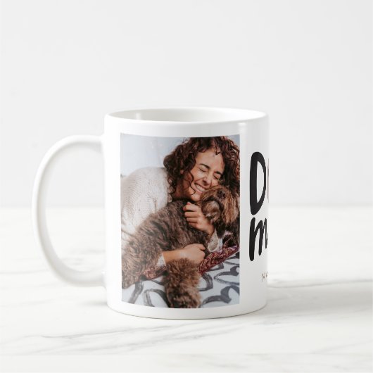 Dog mam Paw Print Photo Collage Coffee Mok Cup (Links)